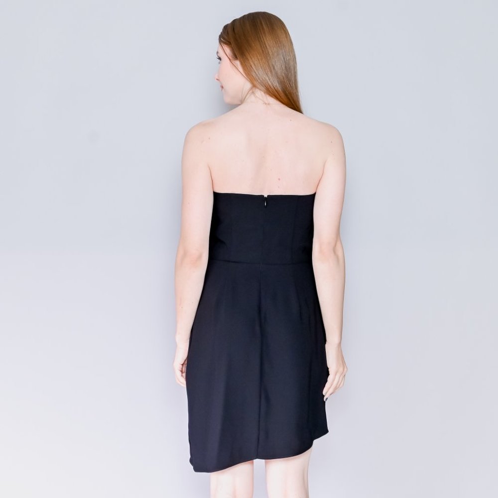 AMANDA UPRICHARD Black Strapless Corset Mini Dress - Picture 4 of 6